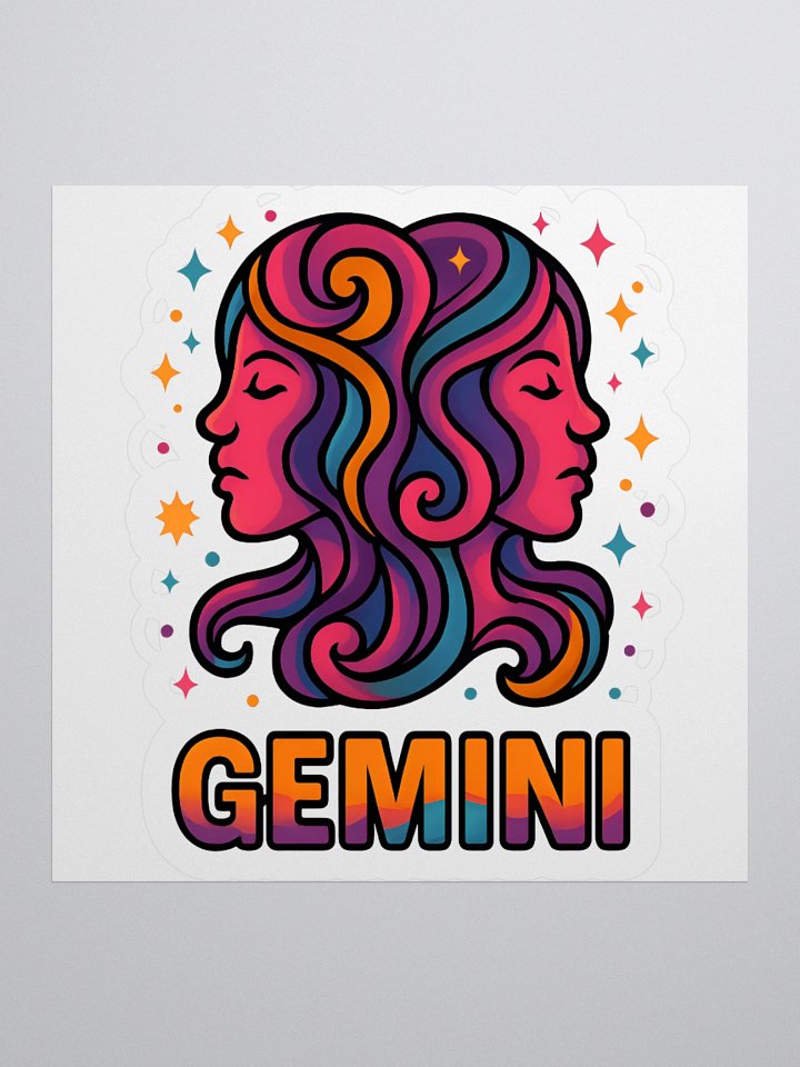 Gemini Zodiac Sticker product image (1)