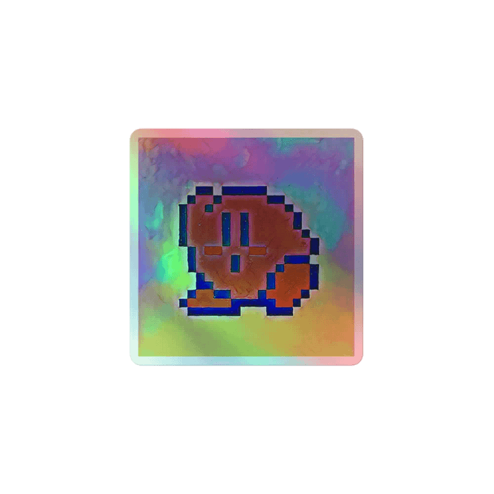 8-bit Kervy Holographic Sticker Set product image (1)