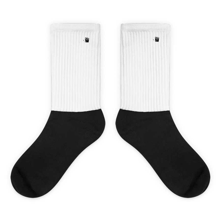 Fryenation Logo Black Footed Socks product image (1)