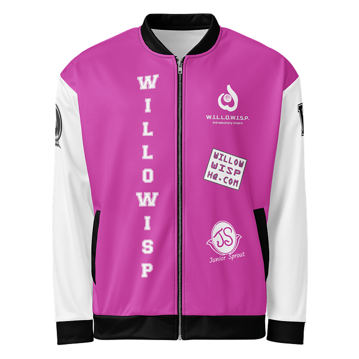 WILLOWISP Intern Varsity Jacket (Pink) product image (1)