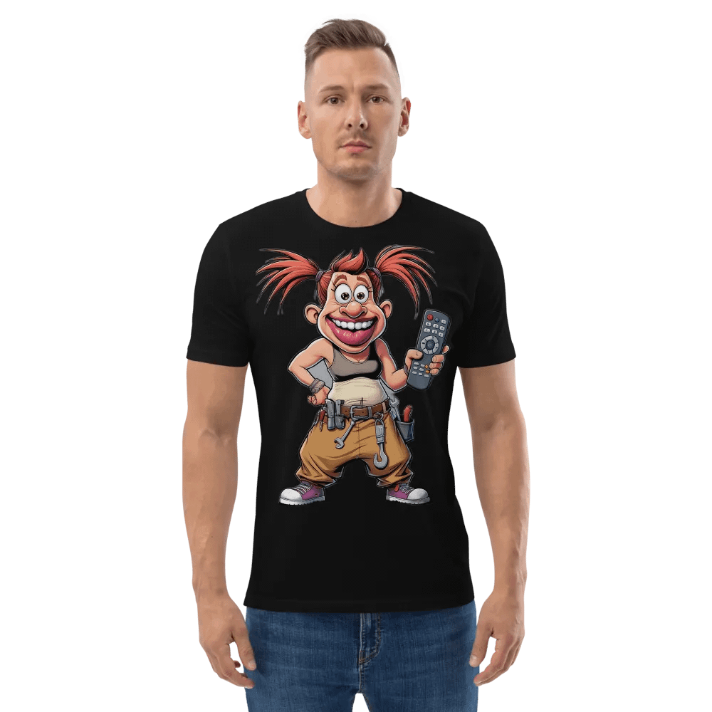 Playful Cartoon Character Organic Cotton T-Shirt product image (7)