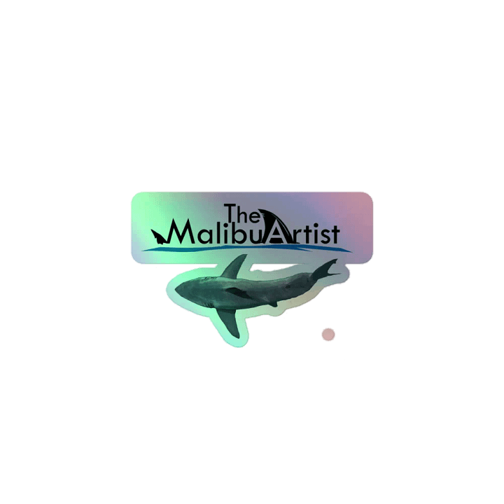 TheMalibuArtist sticker w/Shark product image (1)