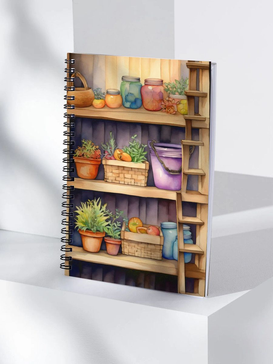 Wooden shelf Pantry Notebook product image (4)