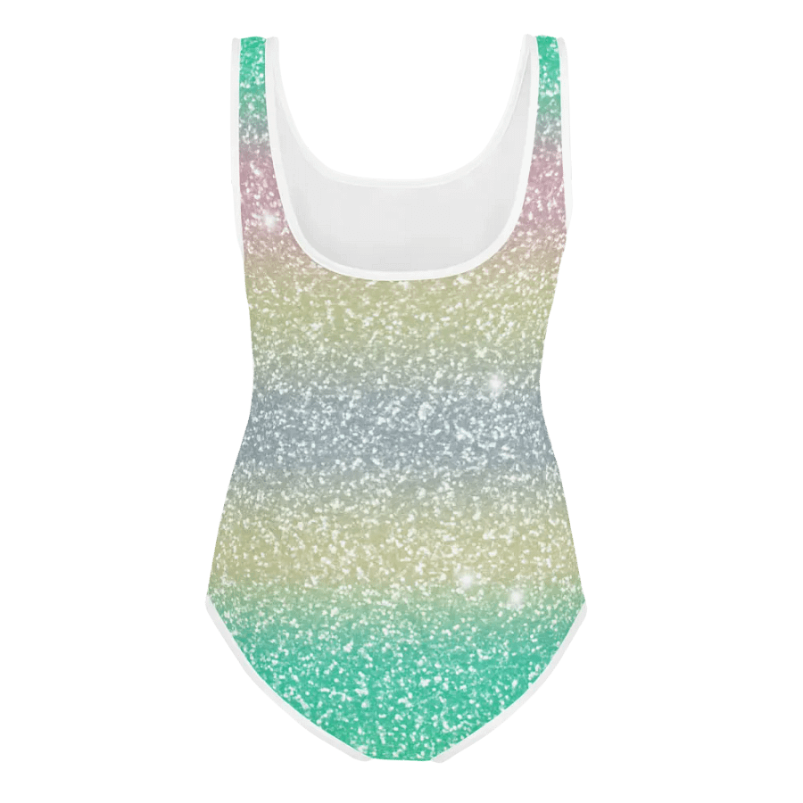 Glitter Unicorn Texture Design Youth Swimsuit (1) product image (3)