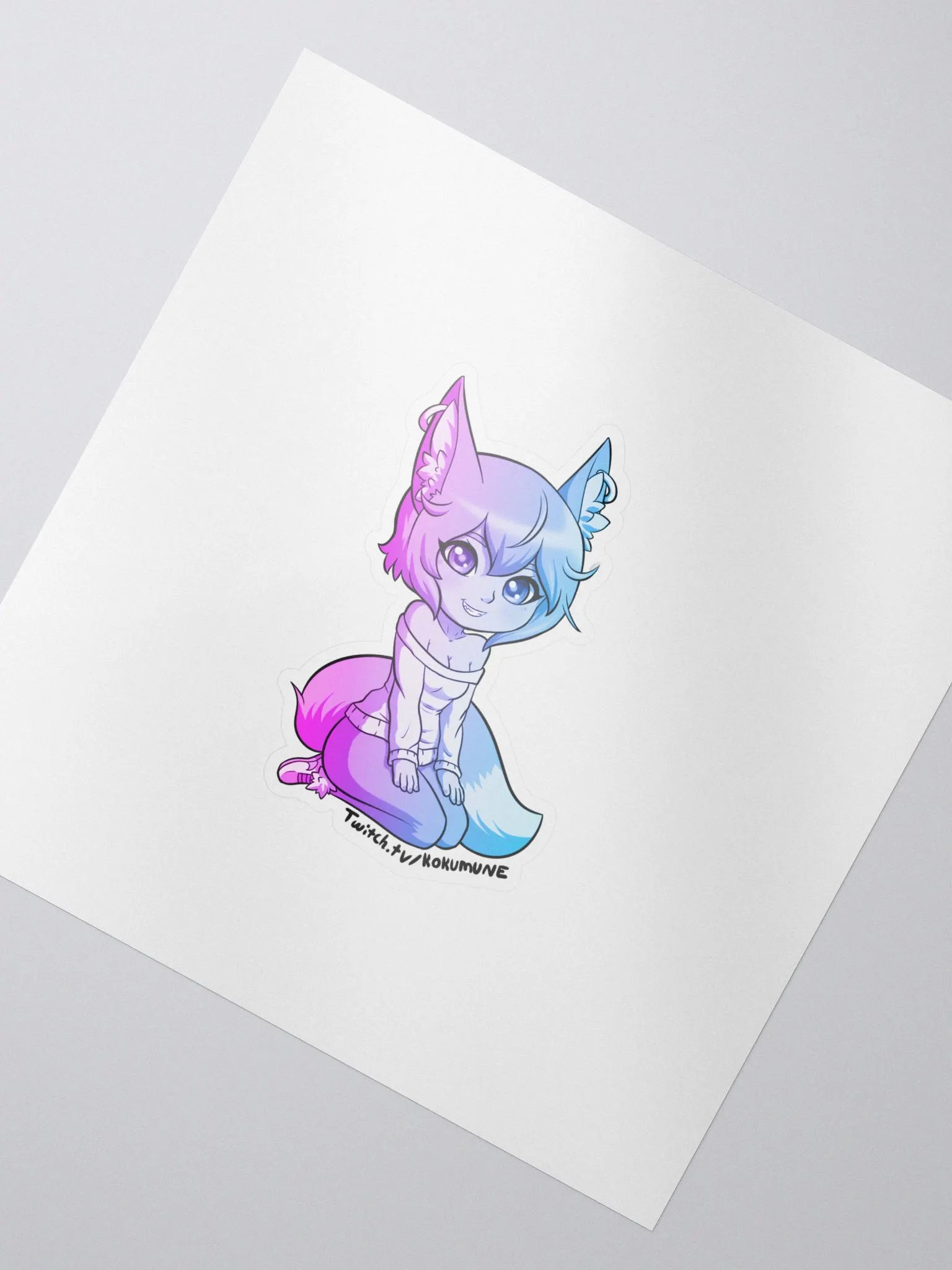 Kokumune OG Chibi Gradient Sticker product image (2)