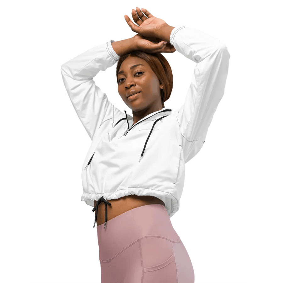 Everyday essentials Women's Cropped Windbreaker InnerLight Apparel Women's Cropped Windbreake product image (12)