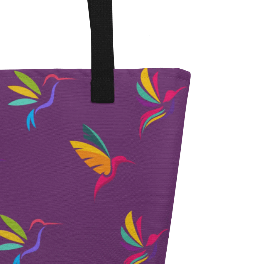Vibrant hummingbird Dreams Tote Bag for birdlovers product image (9)