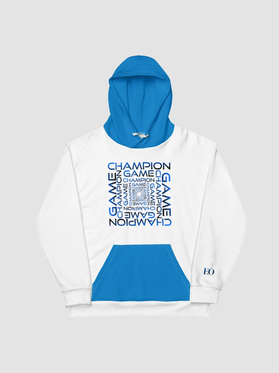 White Blue Champion Game Hoodie product image (2)