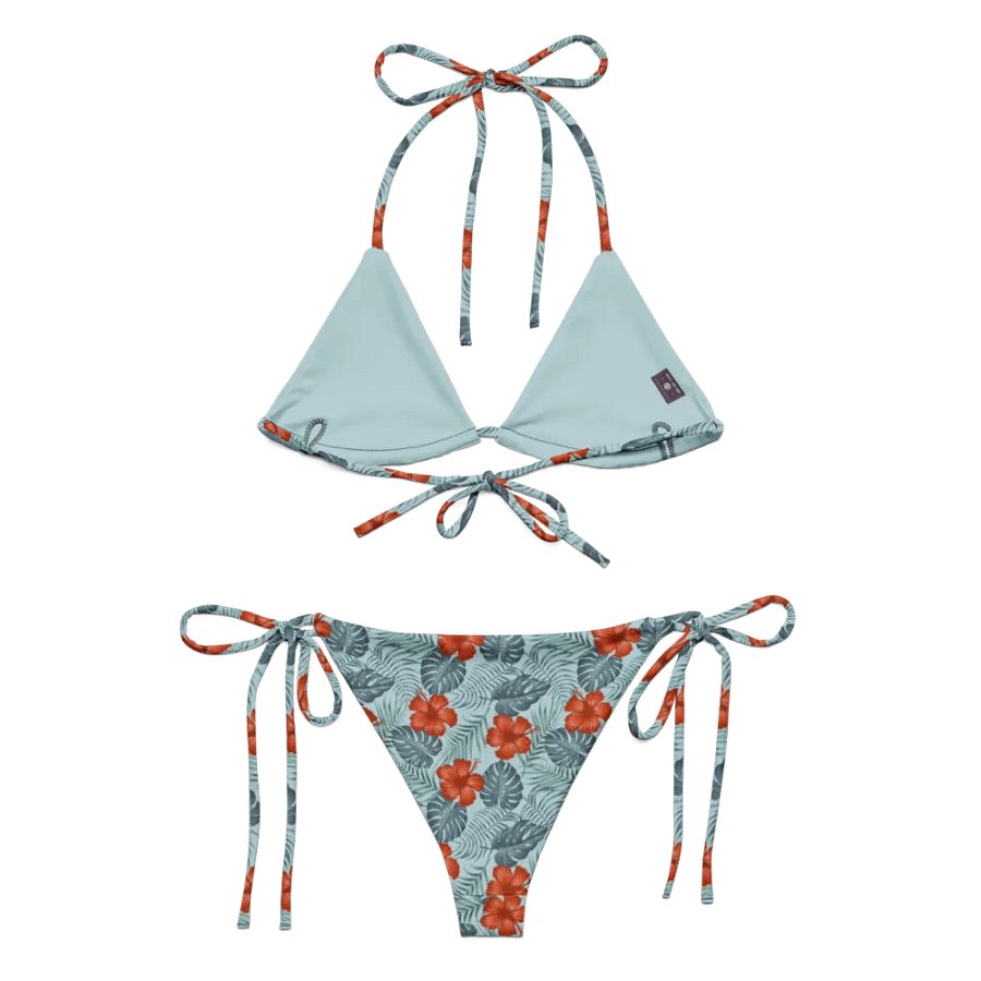 Palm Paradise | Recycled String Bikini product image (11)
