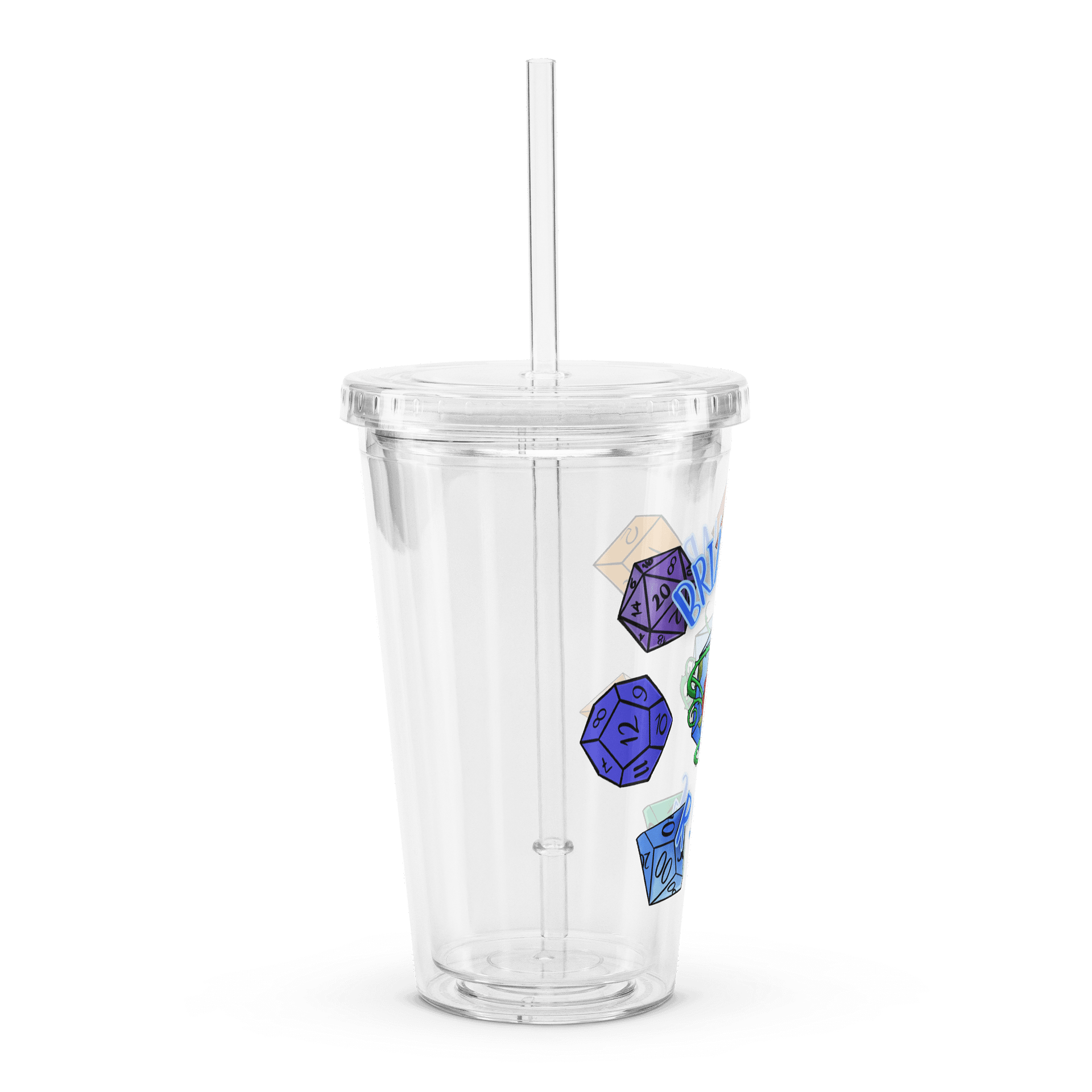 BriarHart RPG Clear Plastic Tumbler - PRIDE 2025 product image (3)