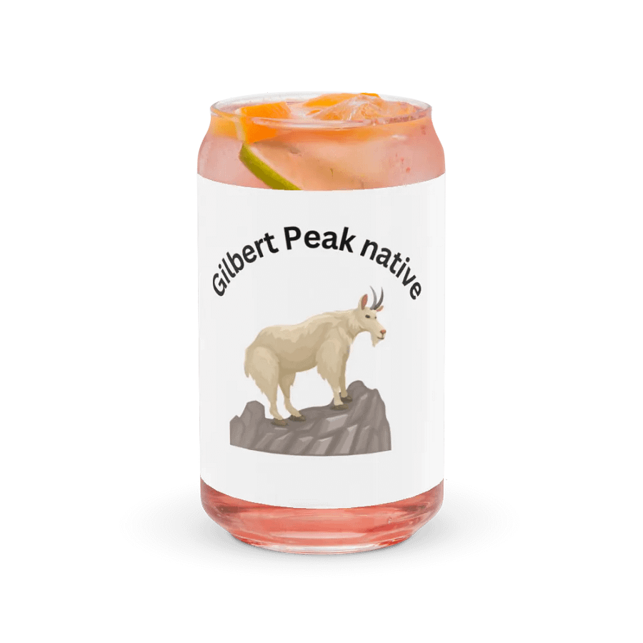 Gilbert Peak native (Mountain Goat) glass product image (37)