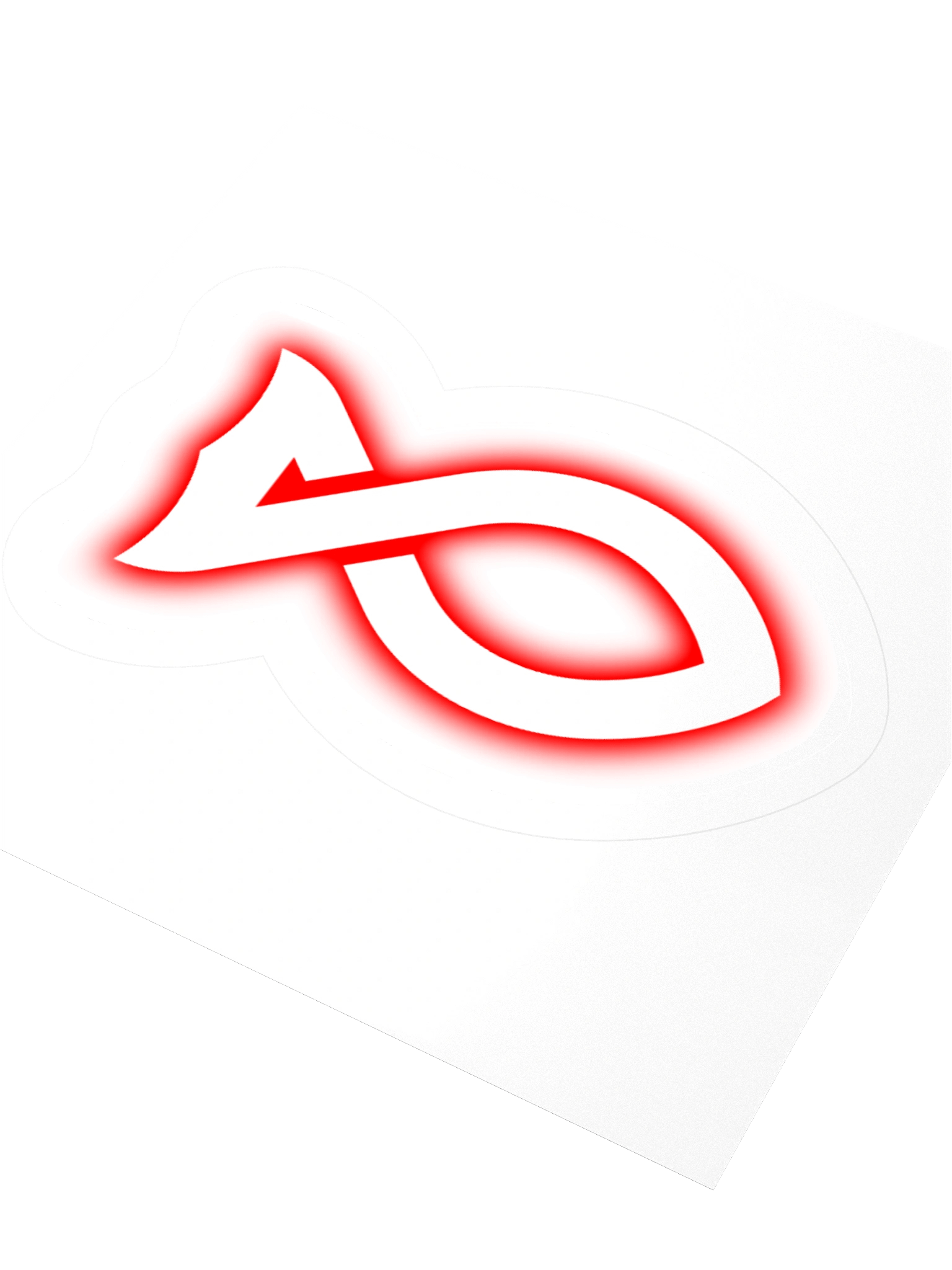 Red Glow Sticker product image (3)