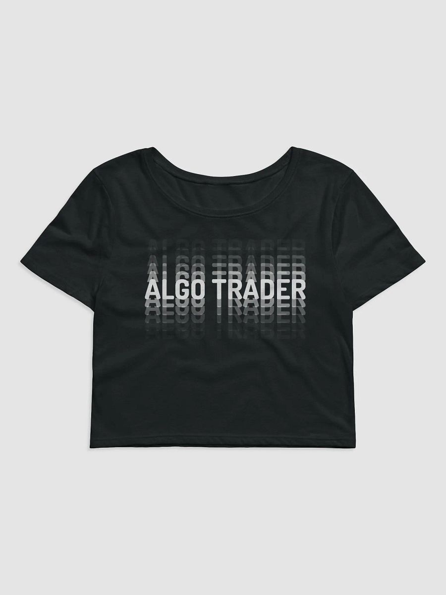 Algo Trader Women Crop T white product image (3)