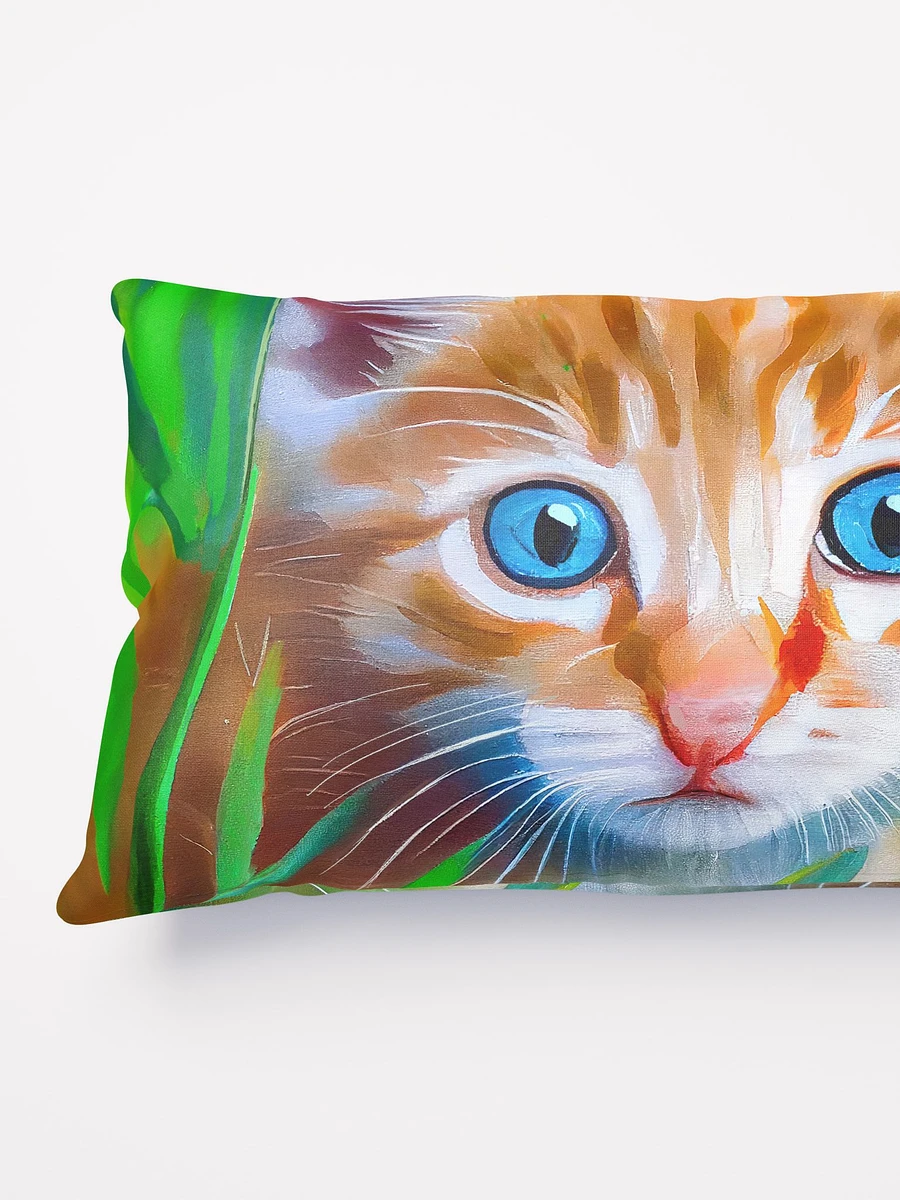 Bright Eyed Kitten - Ginger Cat Throw Pillow product image (4)