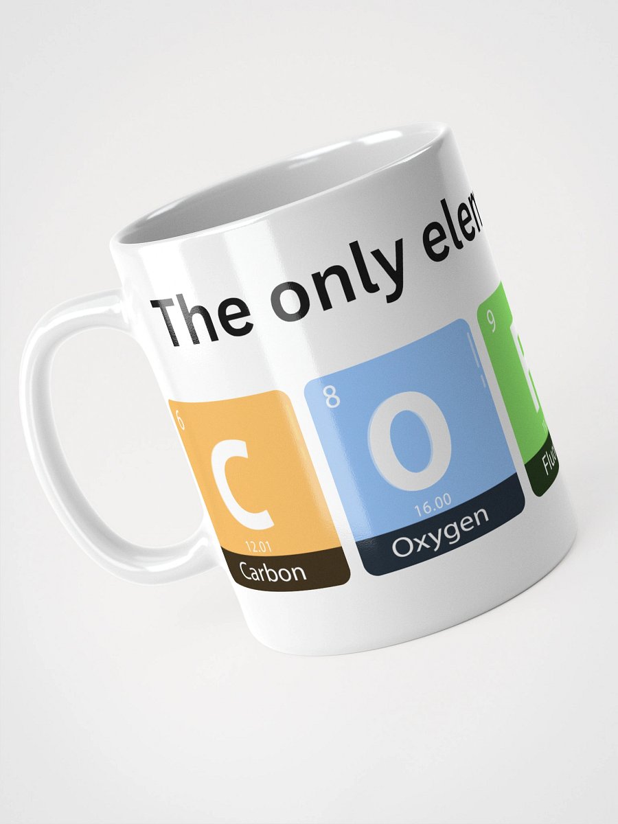 Elemental Coffee" Mug – Periodic Table Inspired Funny Science Gift product image (7)