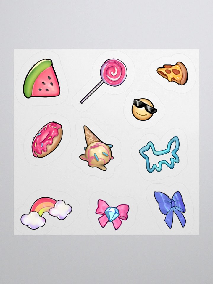 🌈 prism's hairclips stickers 🌈 product image (1)