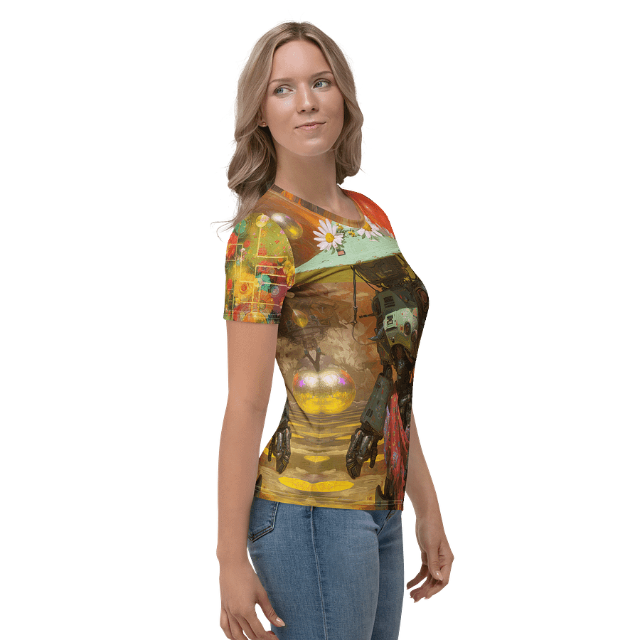 Botanical Circuit – Summer Droid Vibes T-Shirt product image (3)