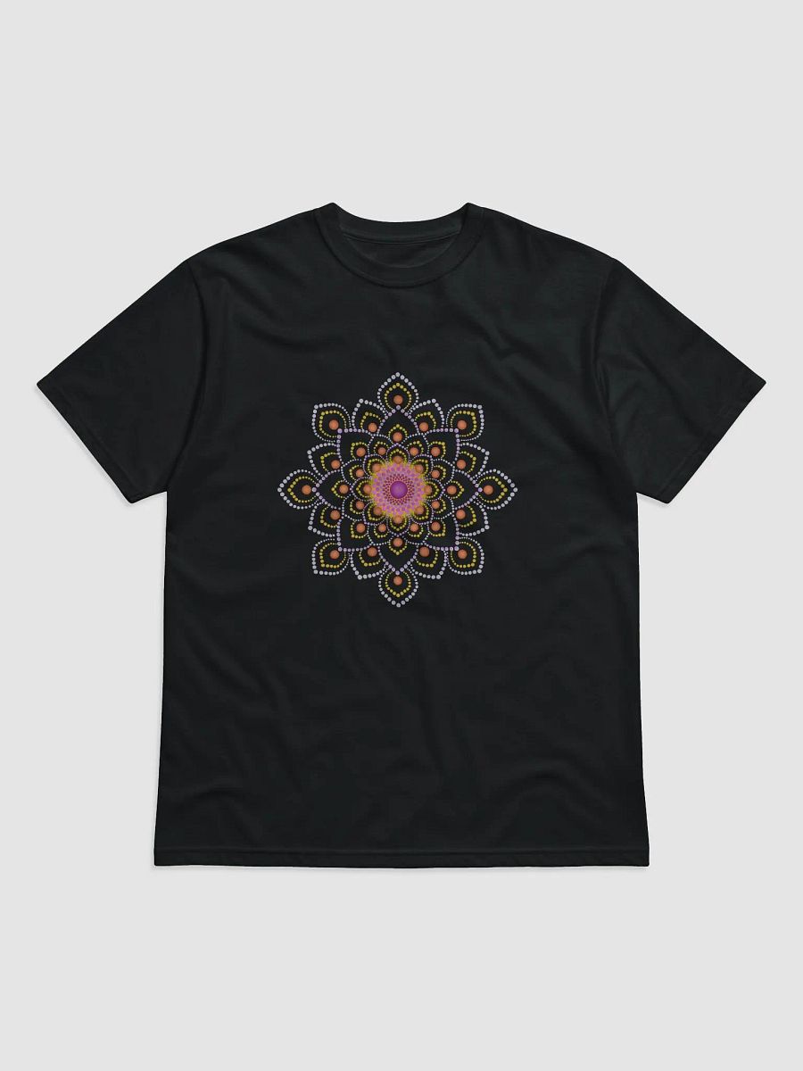 Simple Colorful Dot Mandala Unisex Organic T-Shirt product image (1)