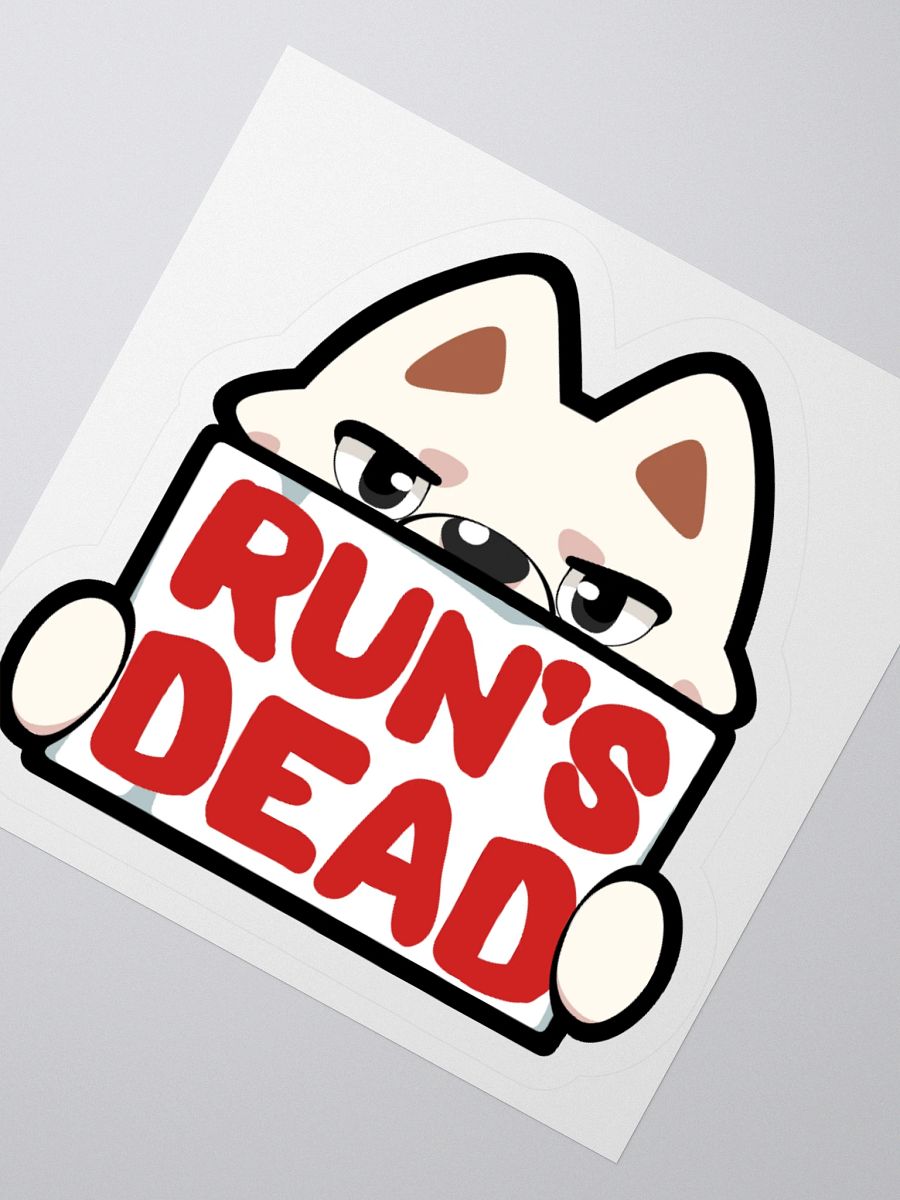 Run's Dead Sticker product image (3)