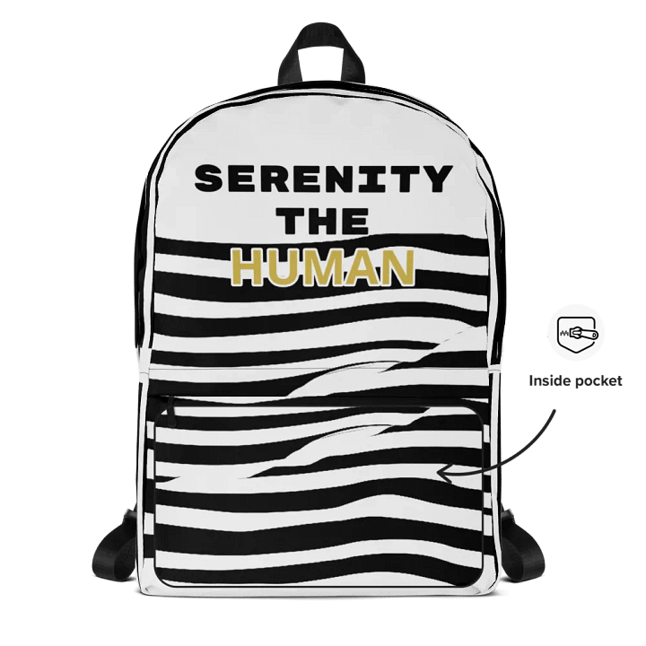 Serenity Stripes All-Over Backpack product image (1)