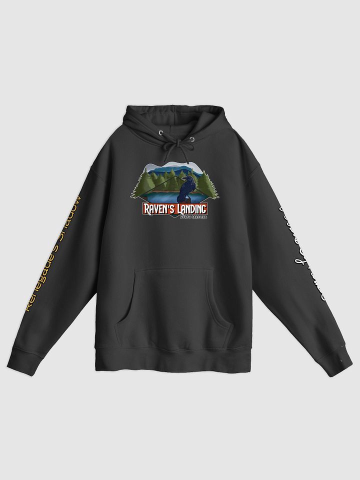 Raven's Landing Hoodie with Sleeve Art product image (1)
