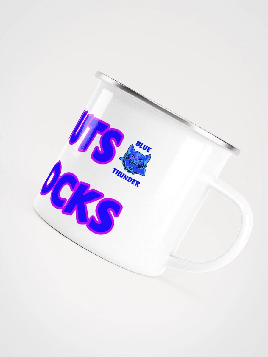FLUCKNUTS MC-BOLLOCKS Enamel Mug product image (5)