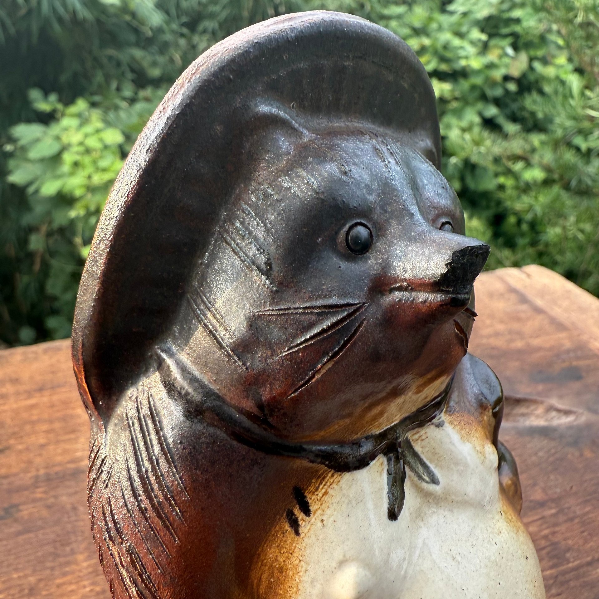 🎎 Vintage Japanese Tanuki Ceramic Figure – Late Showa Era – Japan Antique Roadshow product image (12)