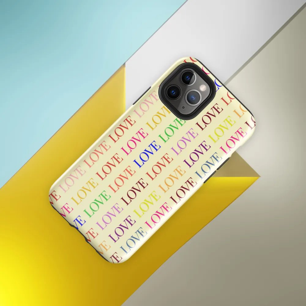 Love Grid Tough Case for iPhone® product image (33)