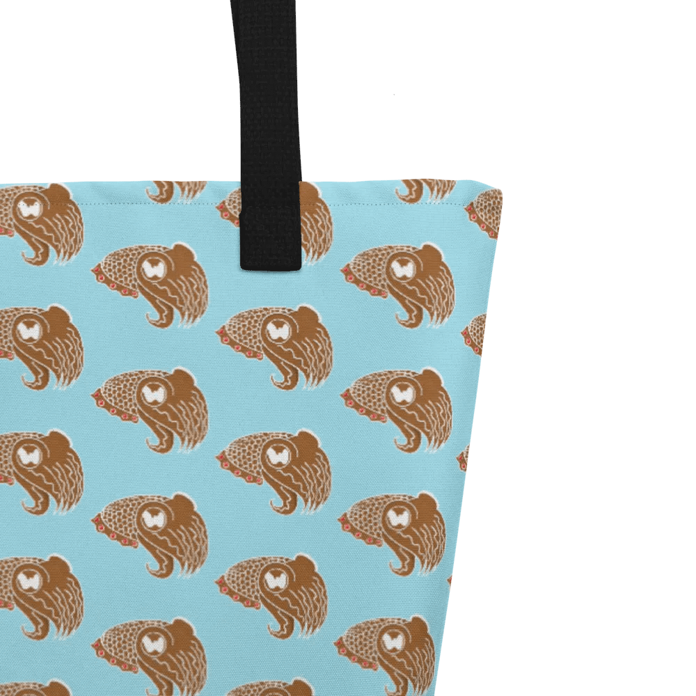 Gingerbread Cuttlefish Blue Tote product image (3)