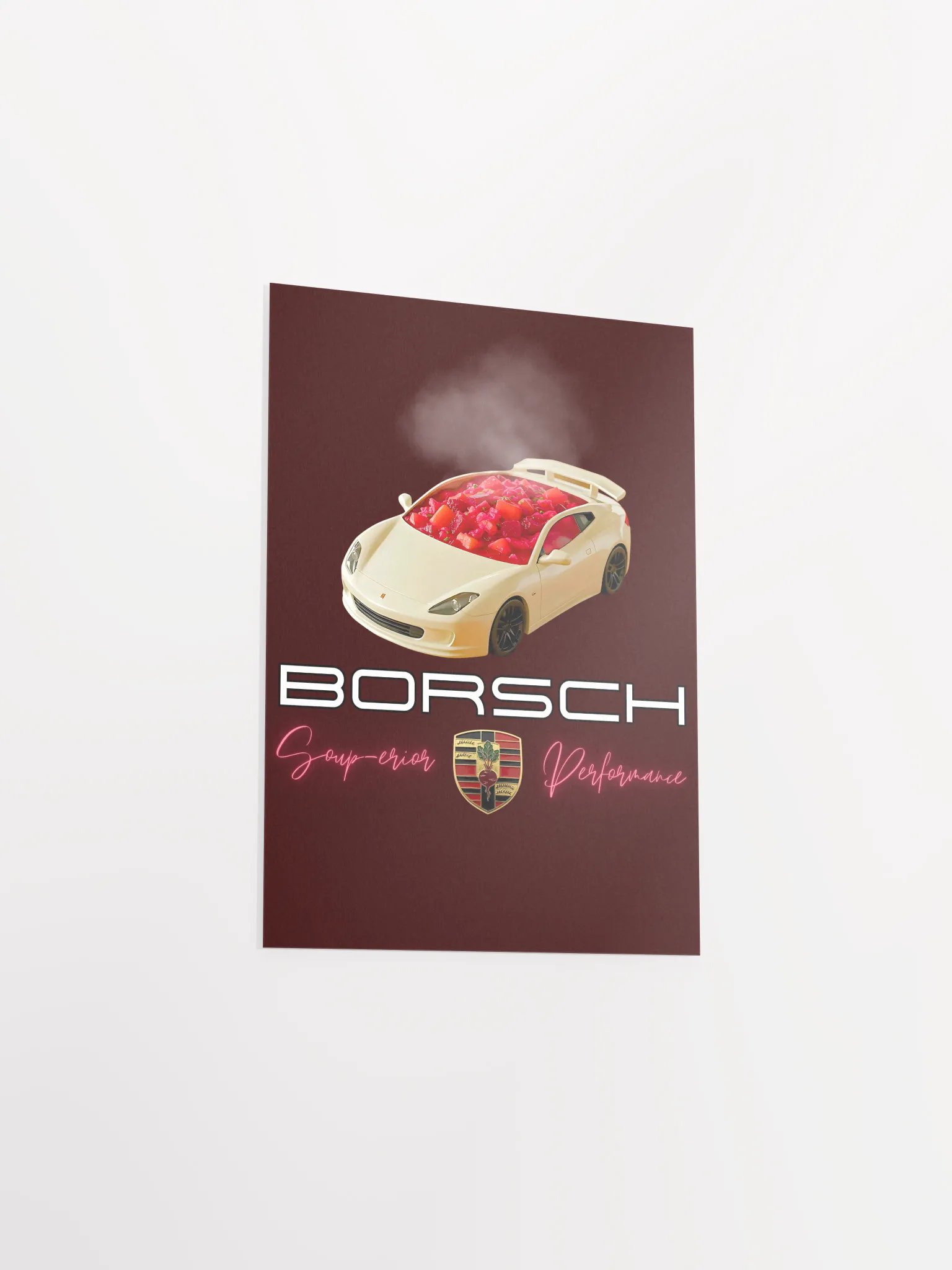 Borsch - Soup-erior Performance Funny Sports Car Poster product image (26)