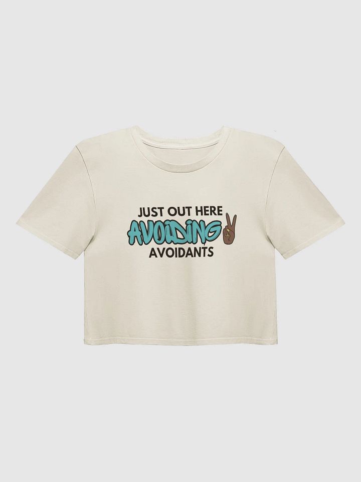 Avoiding Avoidants - premium CROP t-shirt product image (1)
