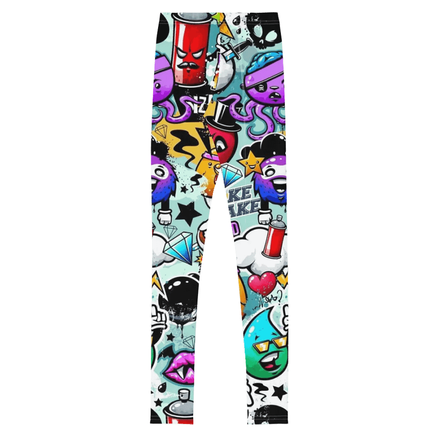 Kids Leggings – Poster Style Print for Trendy & Artistic Look product image (3)