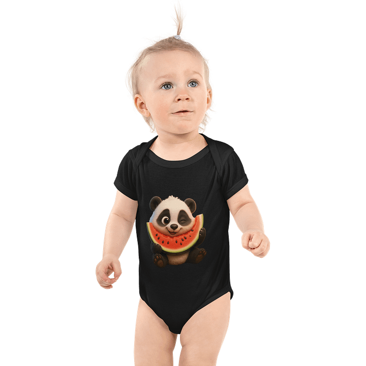 Panda - Baby Short Sleeve Bodysuit product image (1)