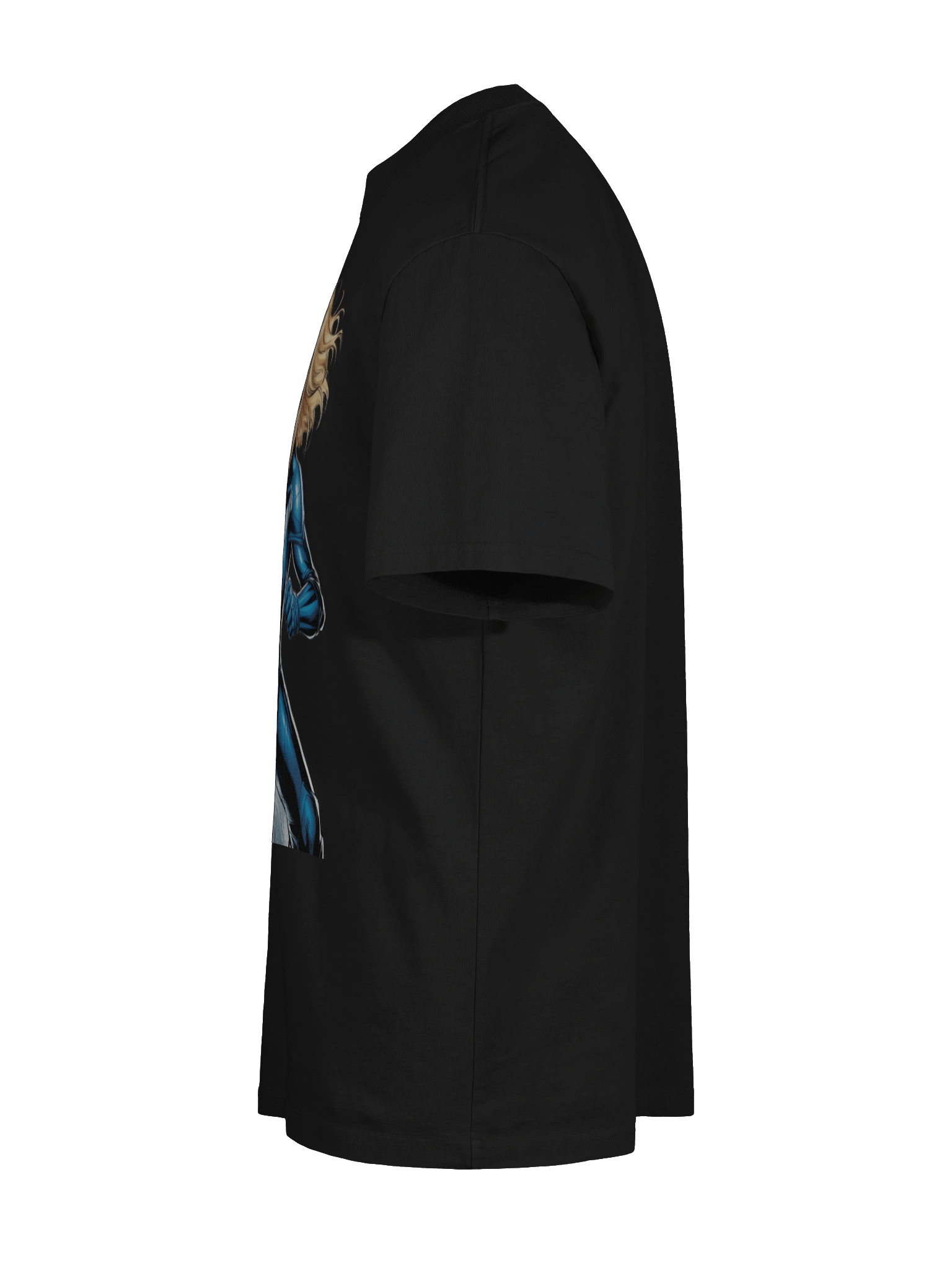 Invisible Woman Ethereal Surge Oversized Faded T-Shirt – Phantom Power Pulse product image (10)