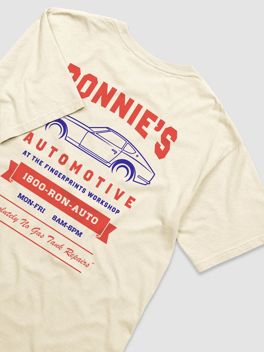 Ronnie's Auto (Red and Blue) - Cream Tee product image (3)