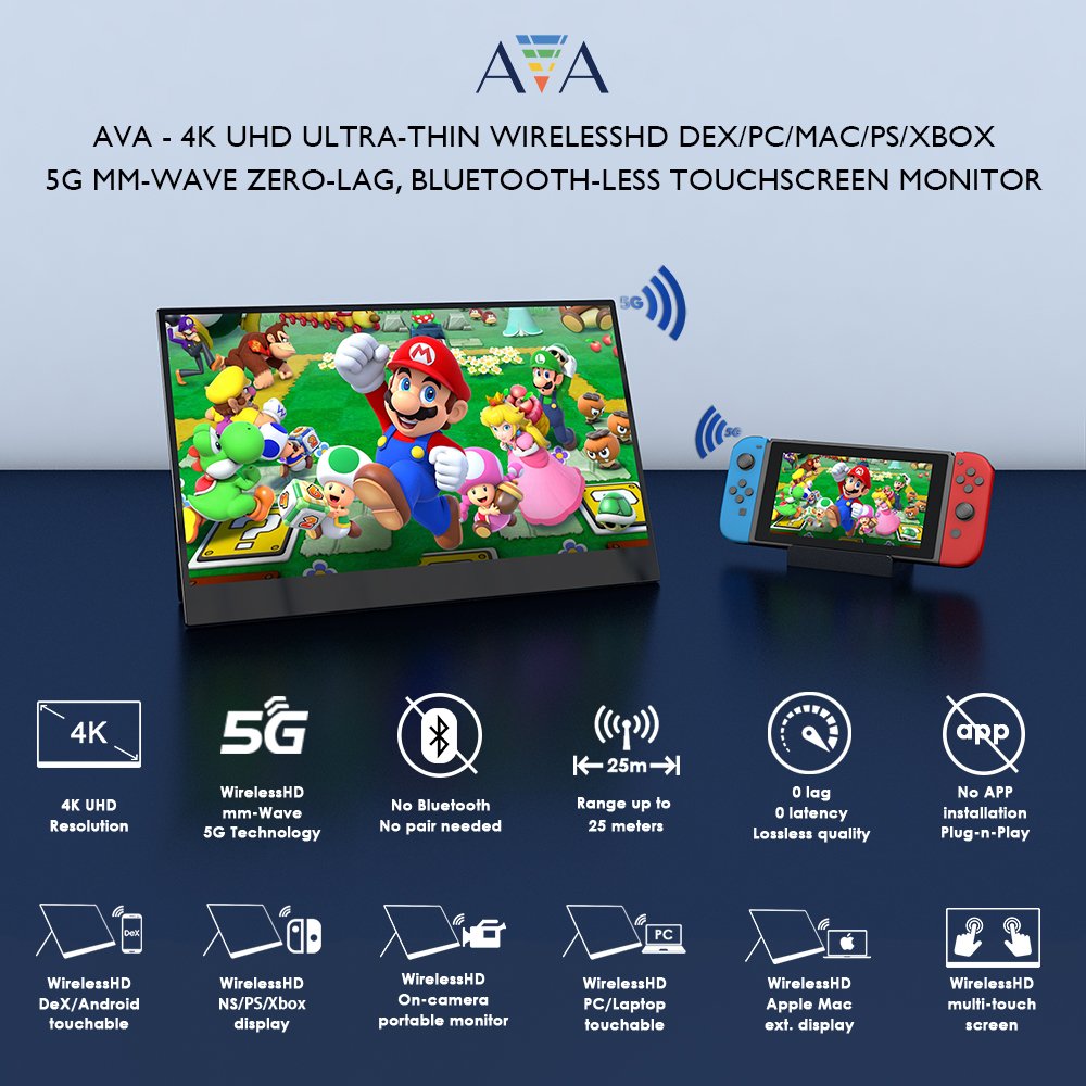 $100 Discount Coupon for AVA 4K Wireless Monitor - Only $1! product image (2)