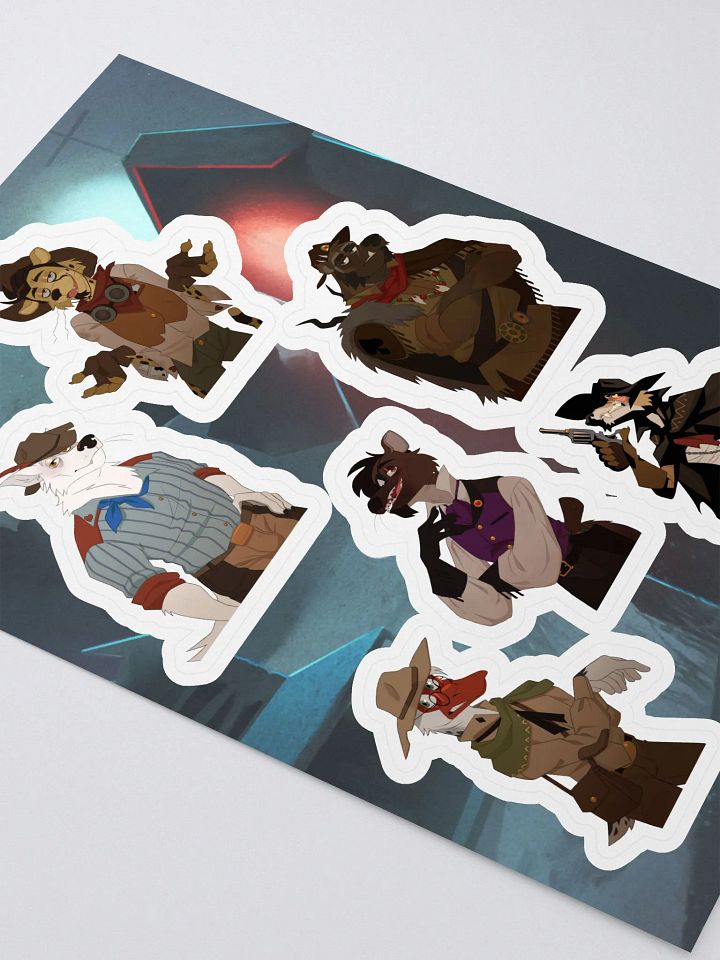 Deadlaws Main Cast Sticker Sheet product image (2)