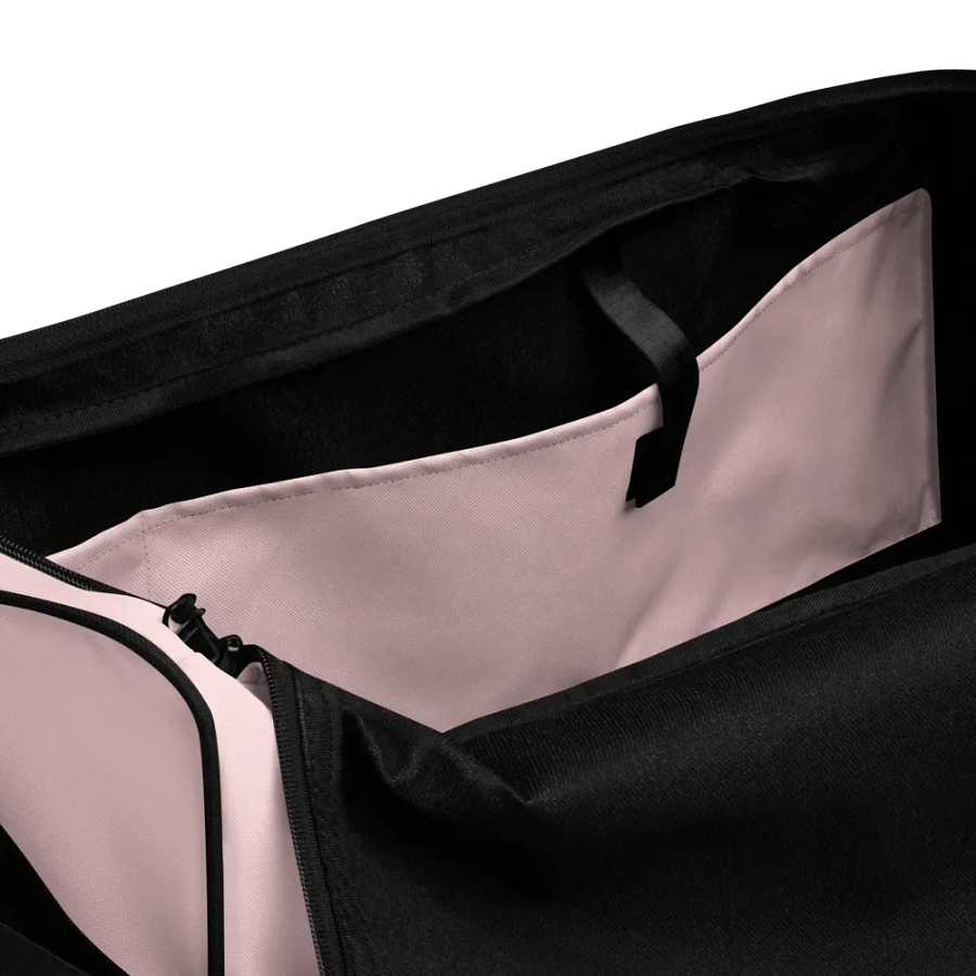 Large Dance Bag | Pale Pink with Black Logo and Quote product image (8)