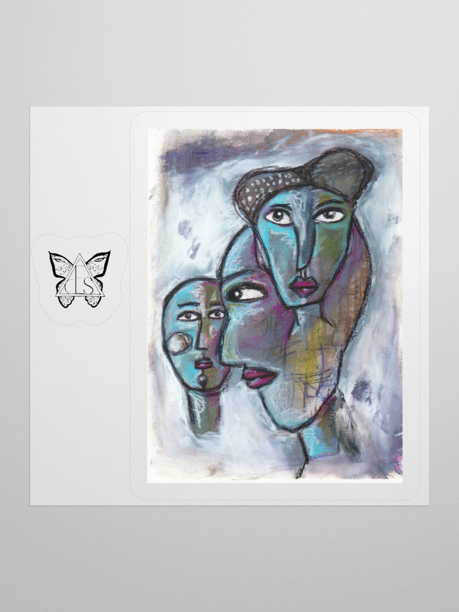 The Voices in my Head Art Sticker product image (1)