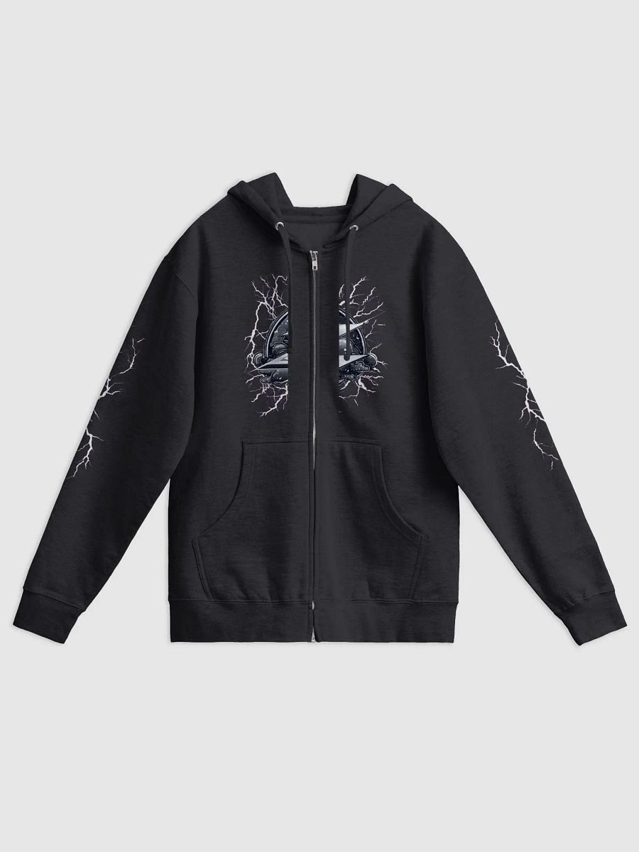 To Be Fair... Z Weather Lightning Logo Fleece Zip Up Hoodie product image (1)