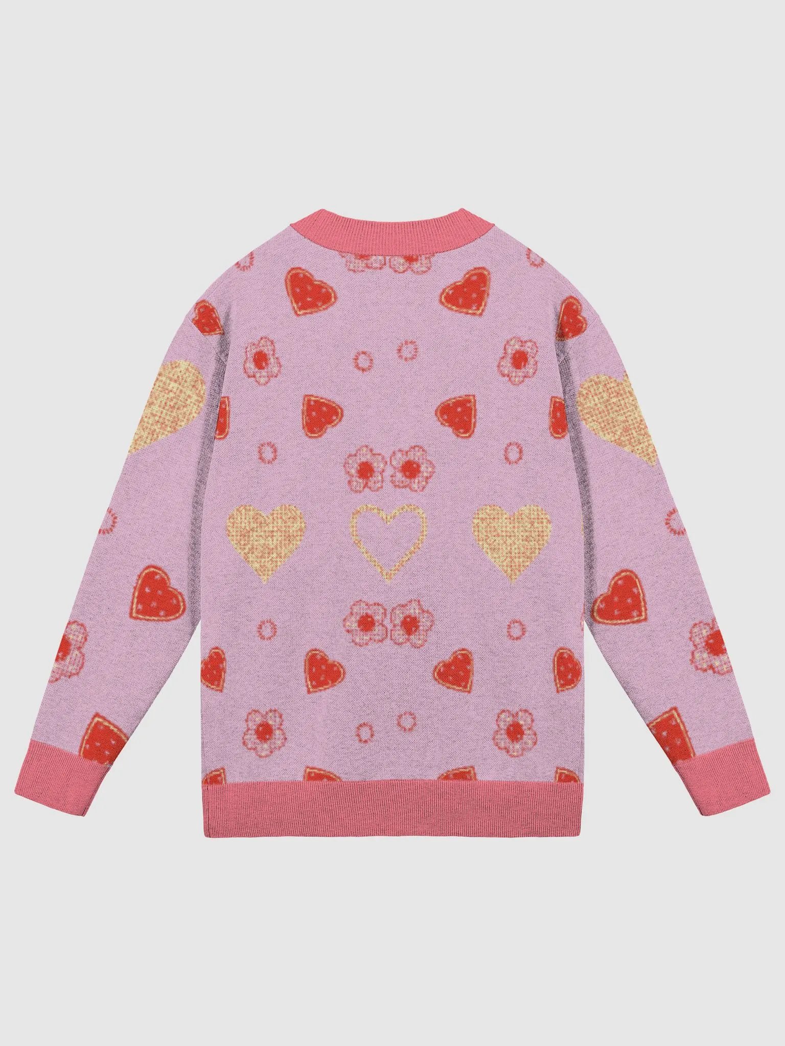Heartfelt Jacquard Knit Cardigan product image (10)