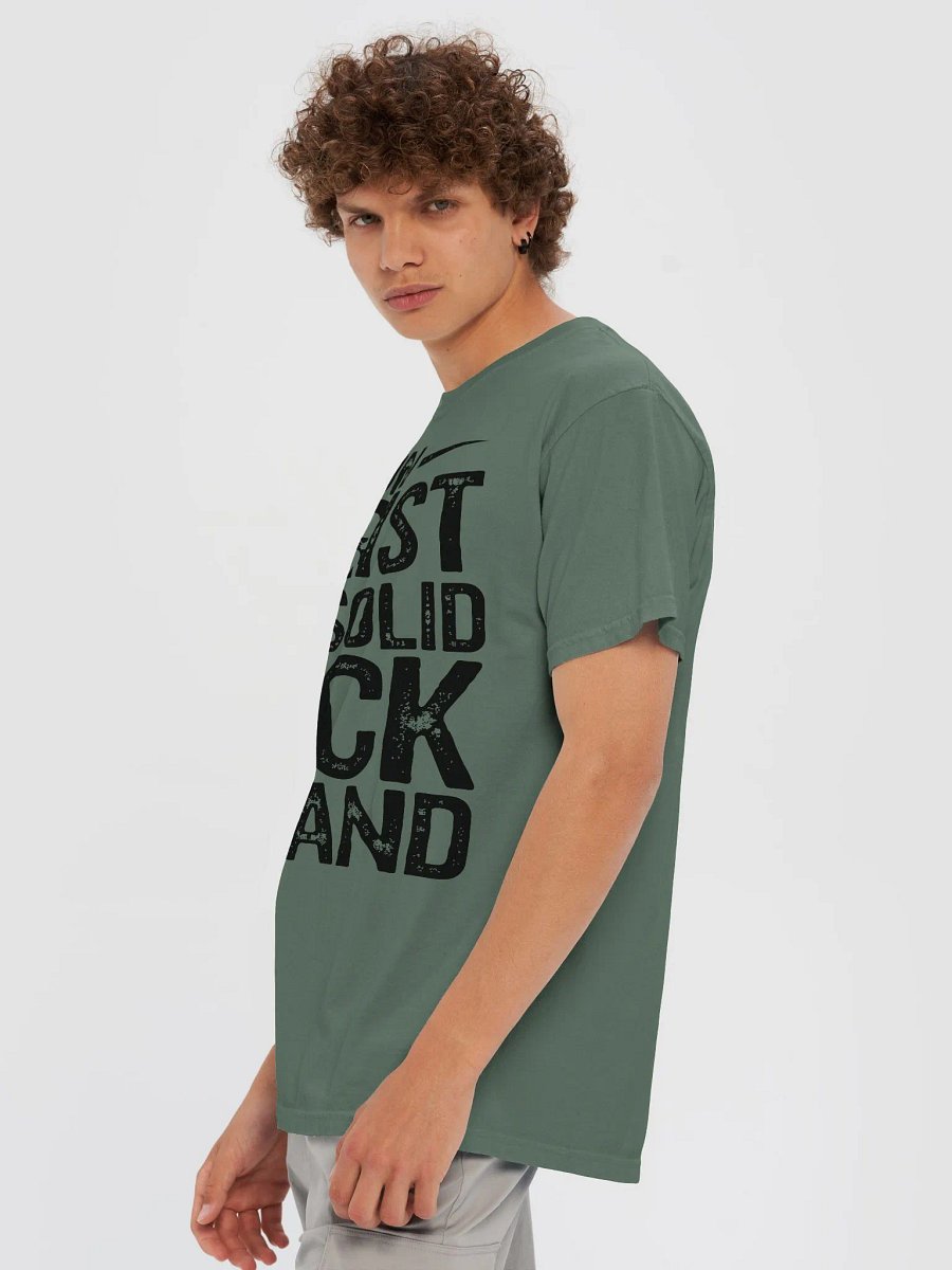 On Christ the Solid Rock I Stand Garment-Dyed Comfort Colors Christian T-Shirt product image (4)