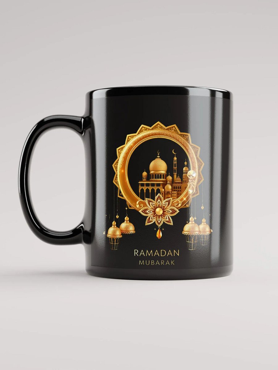 Ramadan Mubarak Black Mug product image (12)