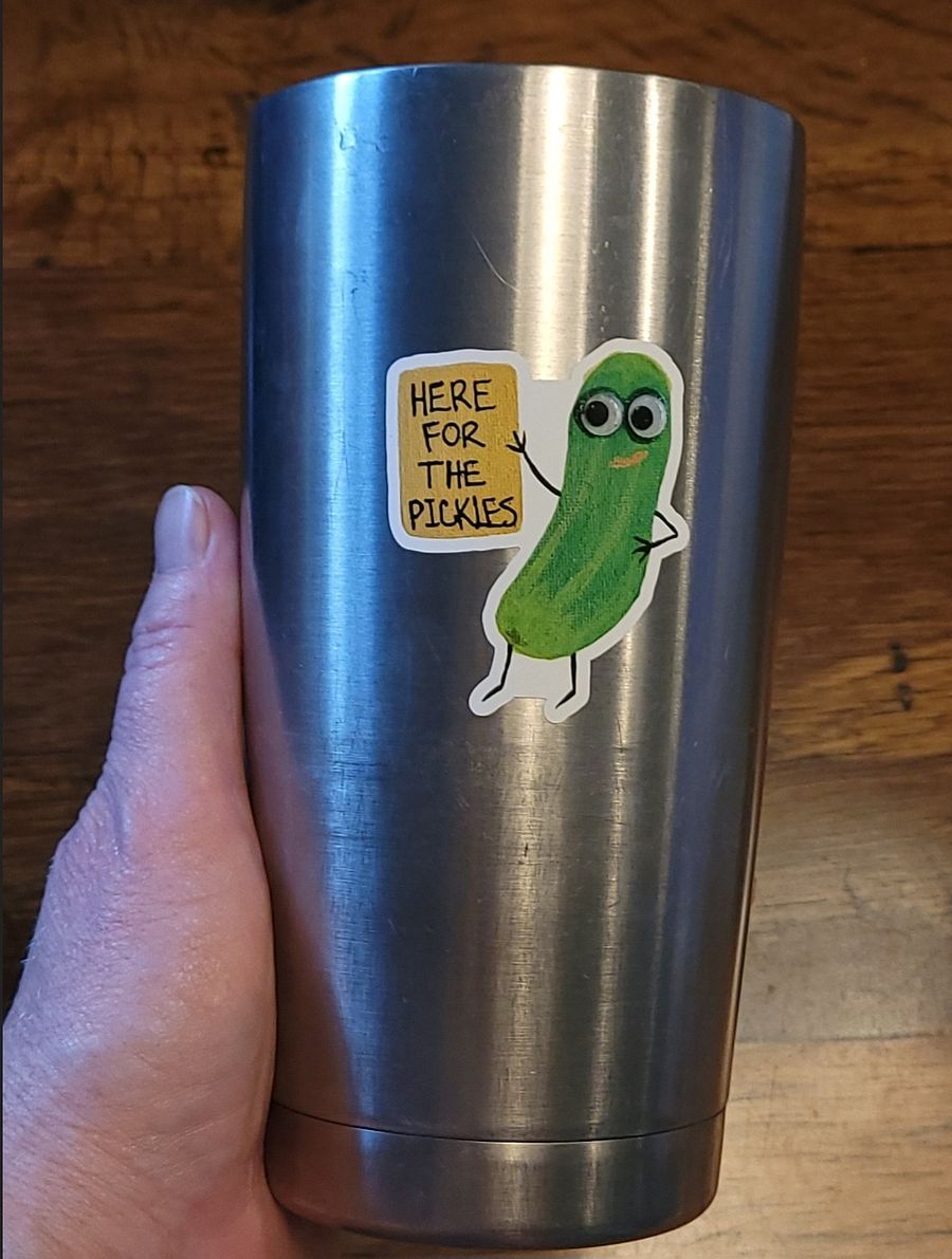 Here for the Pickles Die-Cut Stickers product image (3)