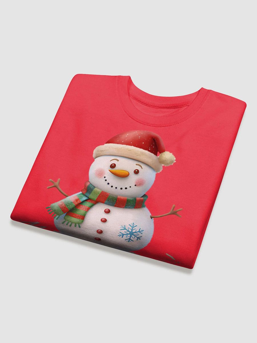 Cheerful Snowman Merry Christmas Sweatshirt product image (3)