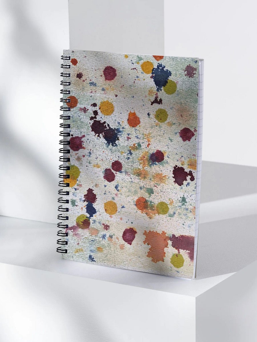 Floating Dots Spiral Notebook product image (4)