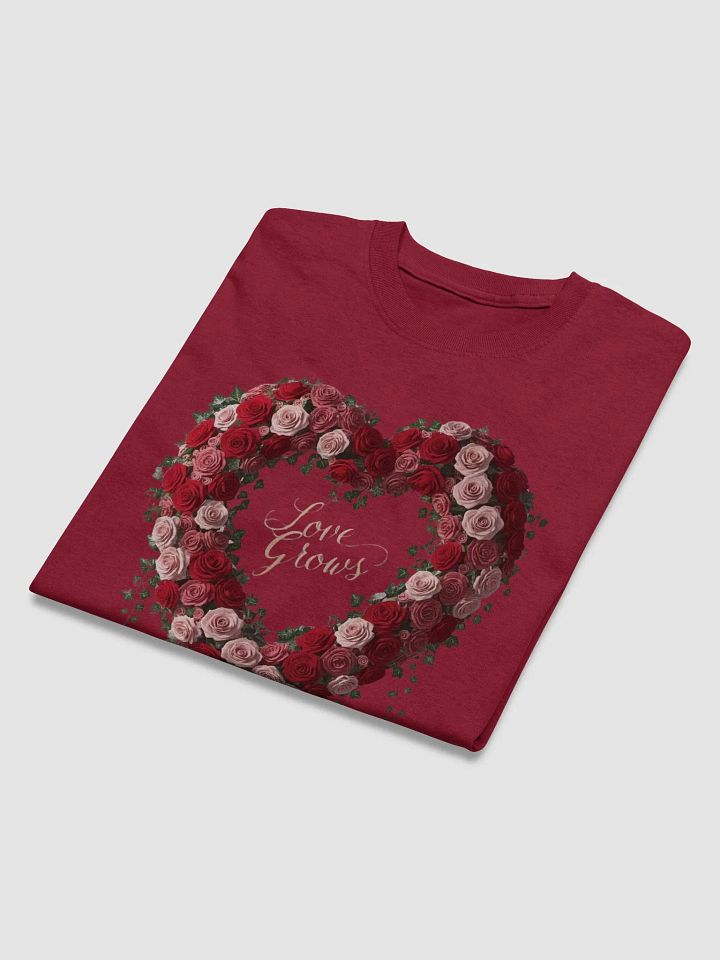 Love Grows Floral Heart T-Shirt product image (1)