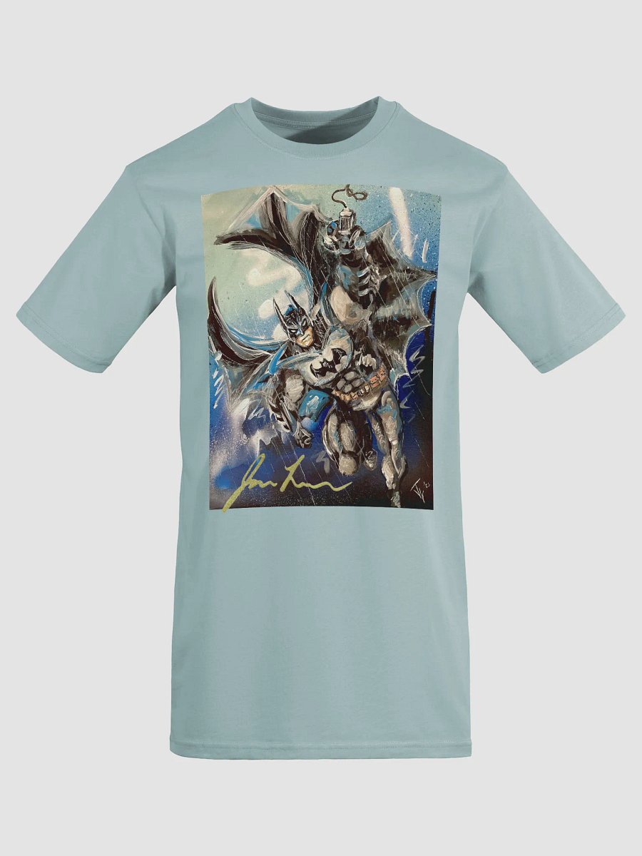 Bat Guy Grappling in the Rain Signature Tee product image (30)