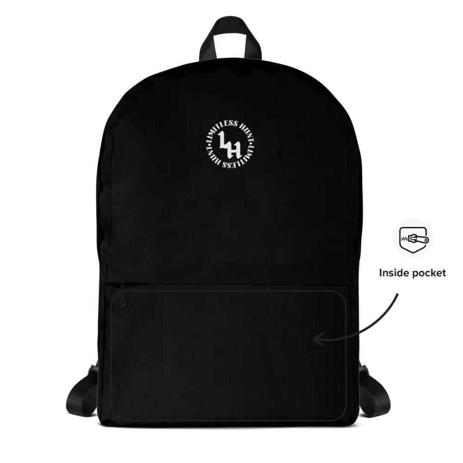 Minimal & Aesthetic Backpack || Black product image (5)