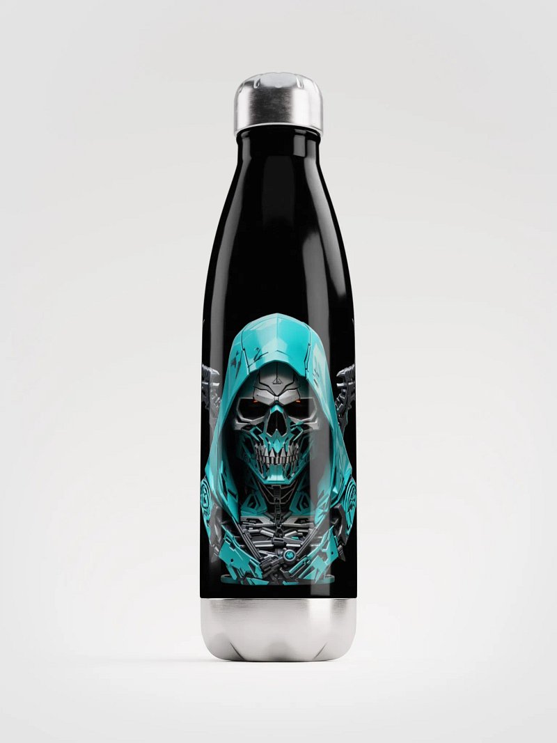 Cyber Skull Stainless Steel Water Bottle